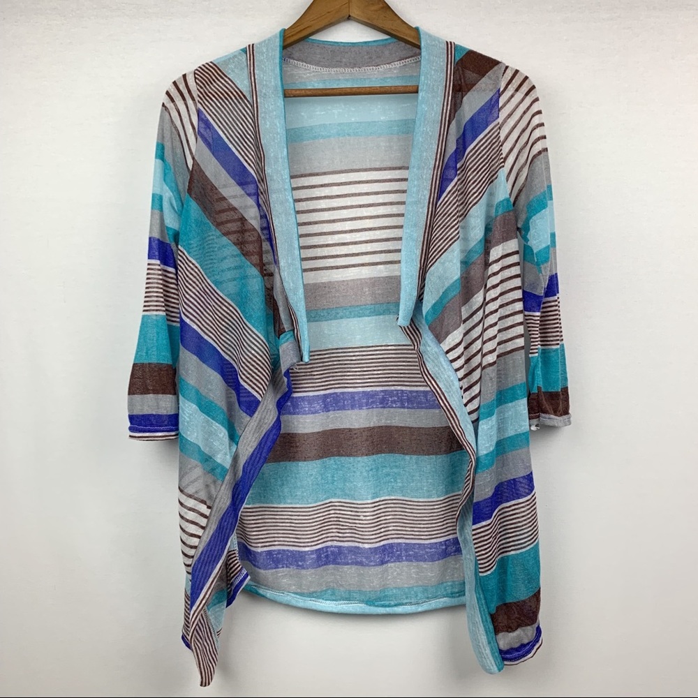 Cute Wrap Cardigan Shear Great Fall Colors